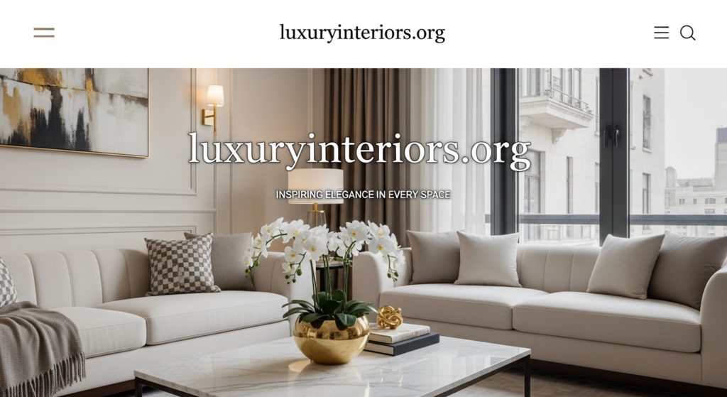 Blog LuxuryInteriorsOrg: A Friendly Guide to Elegant, Timeless Home Design