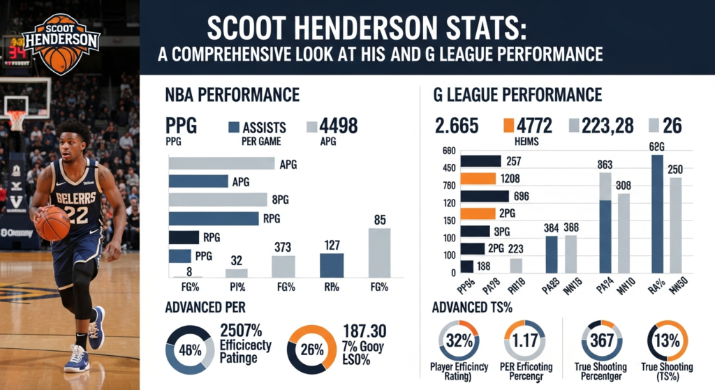 Scoot Henderson Stats: A Comprehensive Look at His NBA and G League Performance