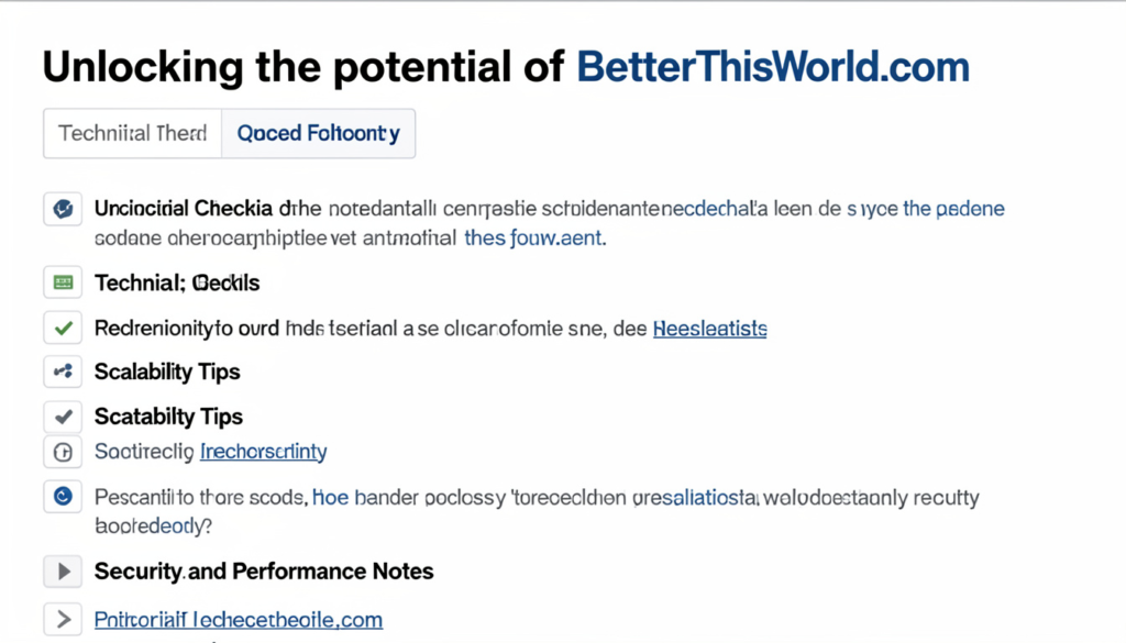 Unlocking the Potential of BetterThisWorld.com: A Comprehensive Guide